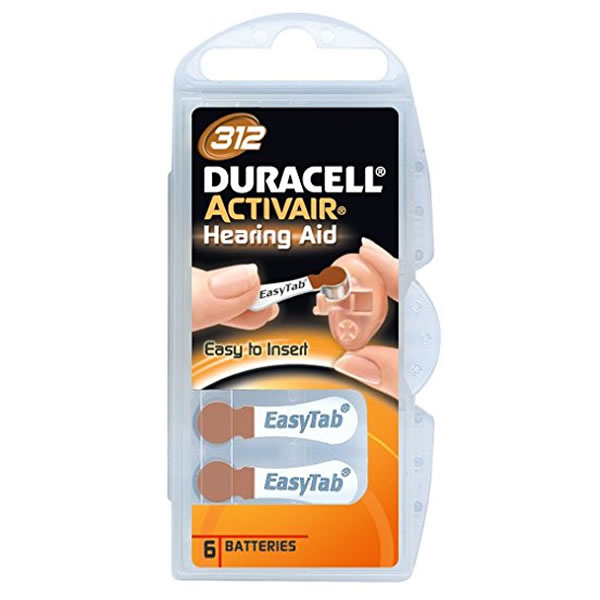 Duracell Activair Hearing Aid Batteries Size 312 60 Cells Hearing Duracell Activair Hearing Aid Batteries Size 312 60 Cells Hearing